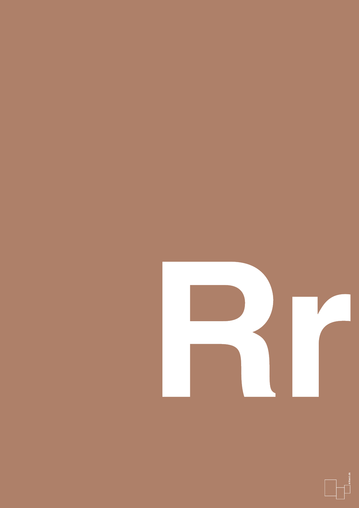 plakat: Bogstav Rr - cider spice-Bogstaver-A1two3