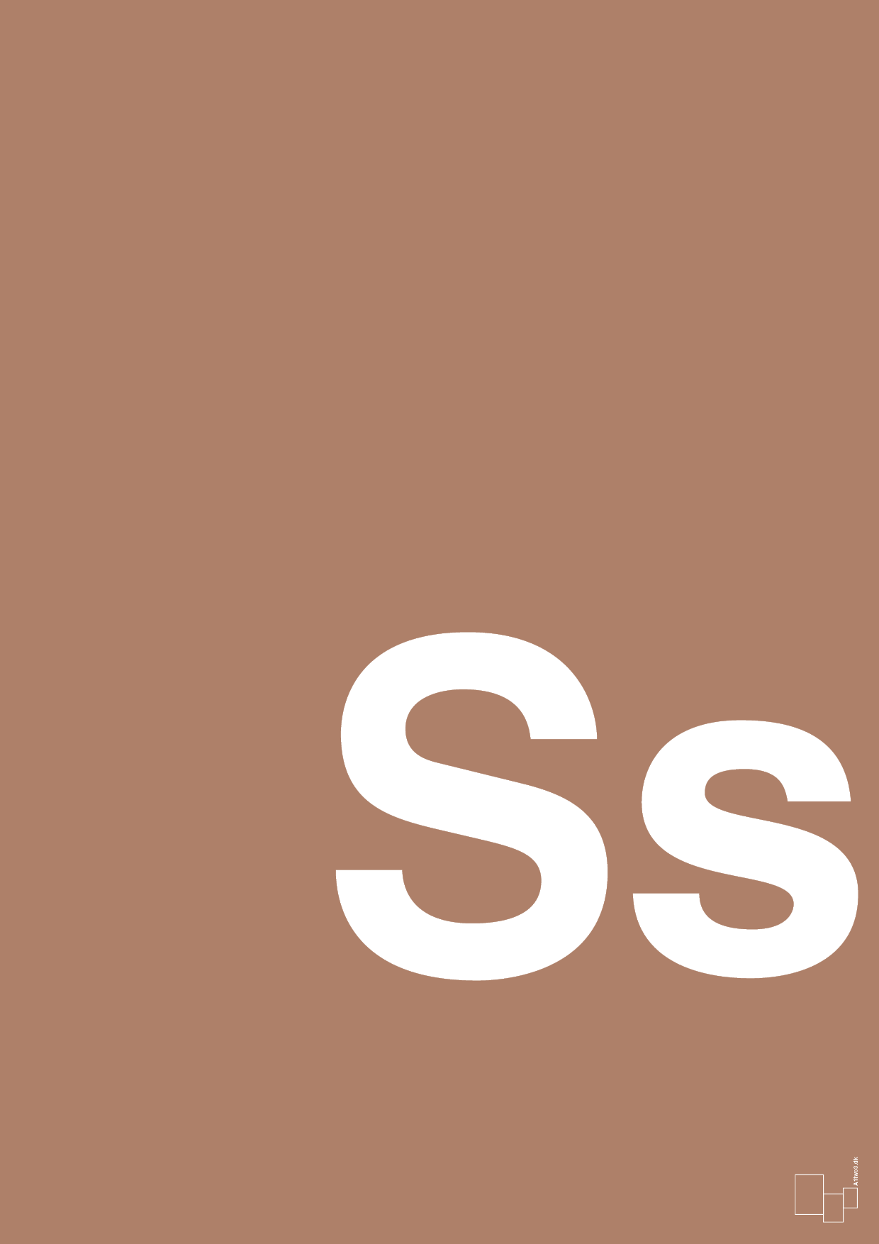 plakat: Bogstav Ss - cider spice-Bogstaver-A1two3