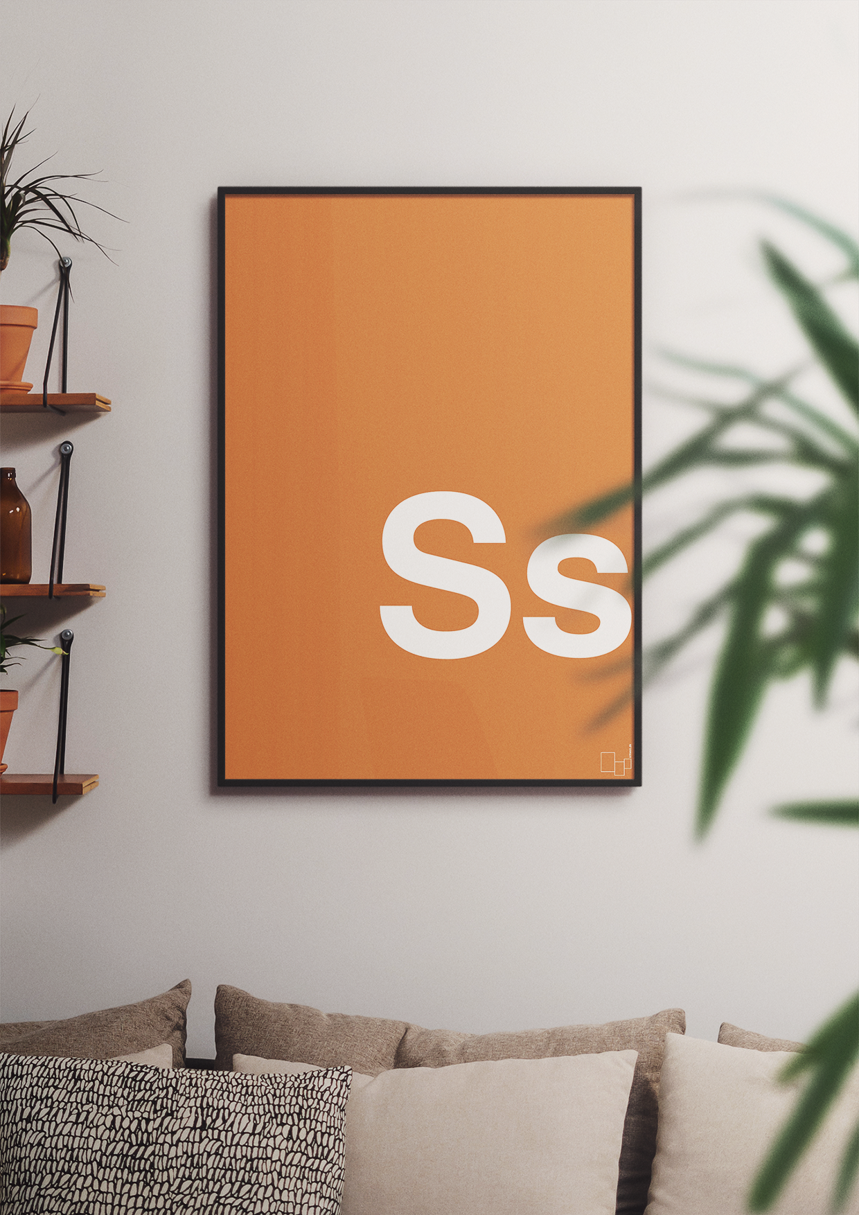 plakat: Bogstav Ss - secret meadow-Bogstaver-A1two3