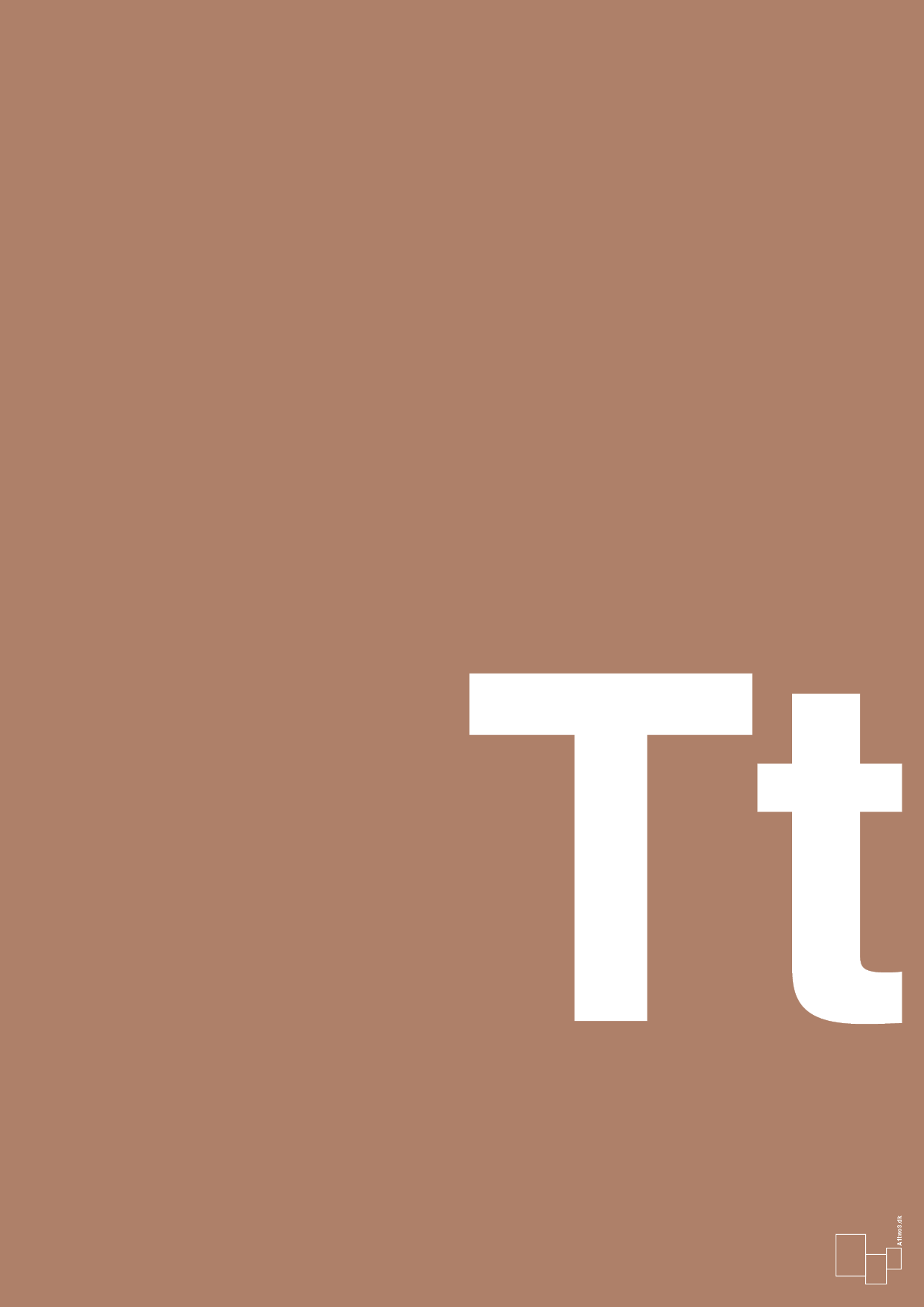 plakat: Bogstav Tt - cider spice-Bogstaver-A1two3