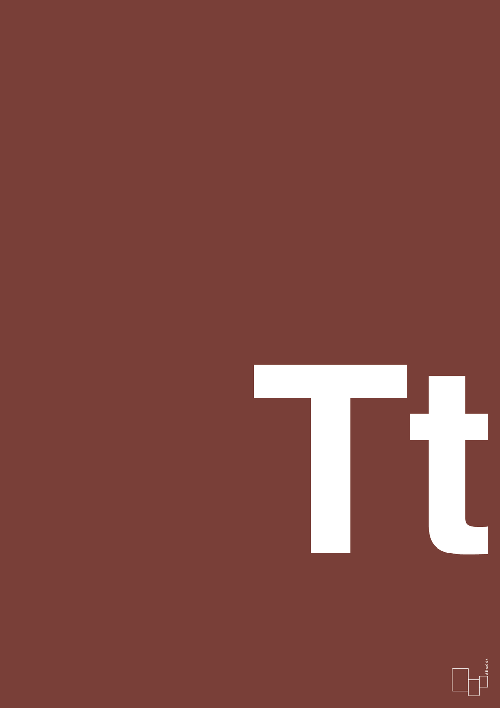 plakat: Bogstav Tt - red pepper-Bogstaver-A1two3
