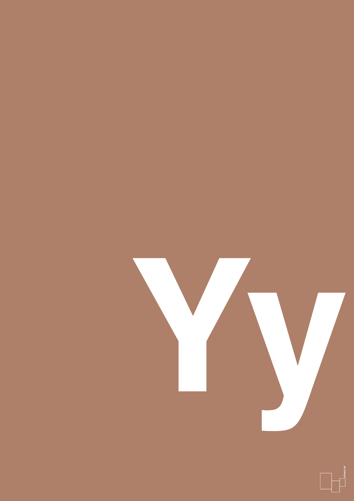 plakat: Bogstav Yy - cider spice-Bogstaver-A1two3