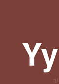 plakat: Bogstav Yy - red pepper-Bogstaver-A1two3