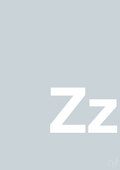 plakat: Bogstav Zz - light drizzle-Bogstaver-A1two3
