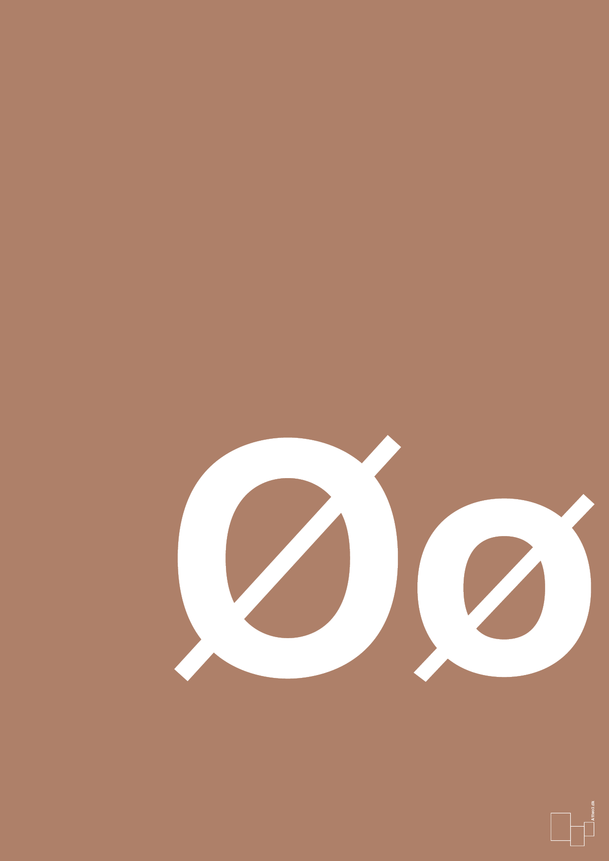 plakat: Bogstav Øø - cider spice-Bogstaver-A1two3