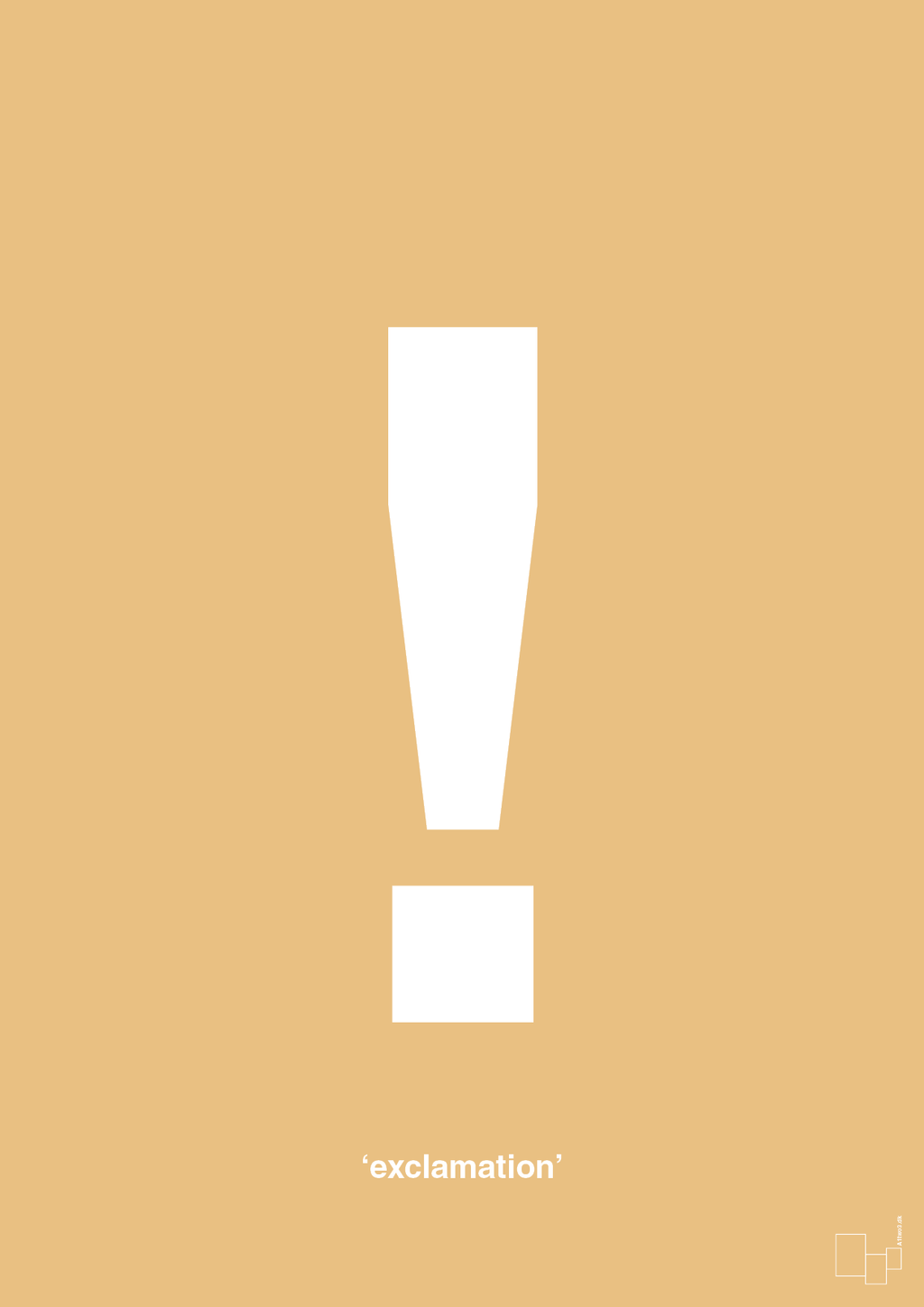 plakat: exclamation - charismatic-Tegn-A1two3