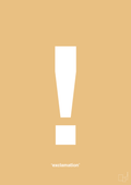 plakat: exclamation - charismatic-Tegn-A1two3