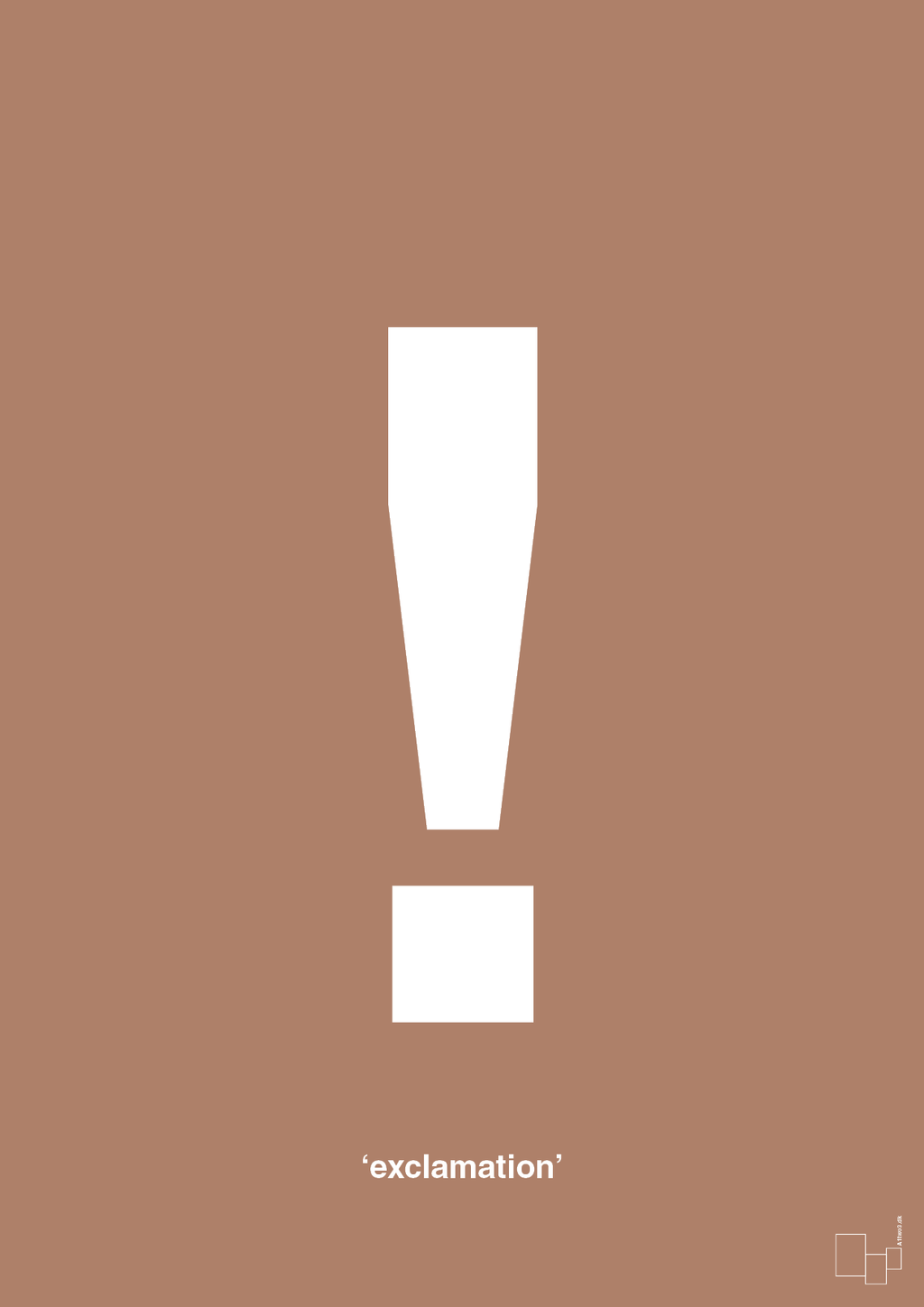 plakat: exclamation - cider spice-Tegn-A1two3
