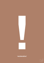plakat: exclamation - cider spice-Tegn-A1two3