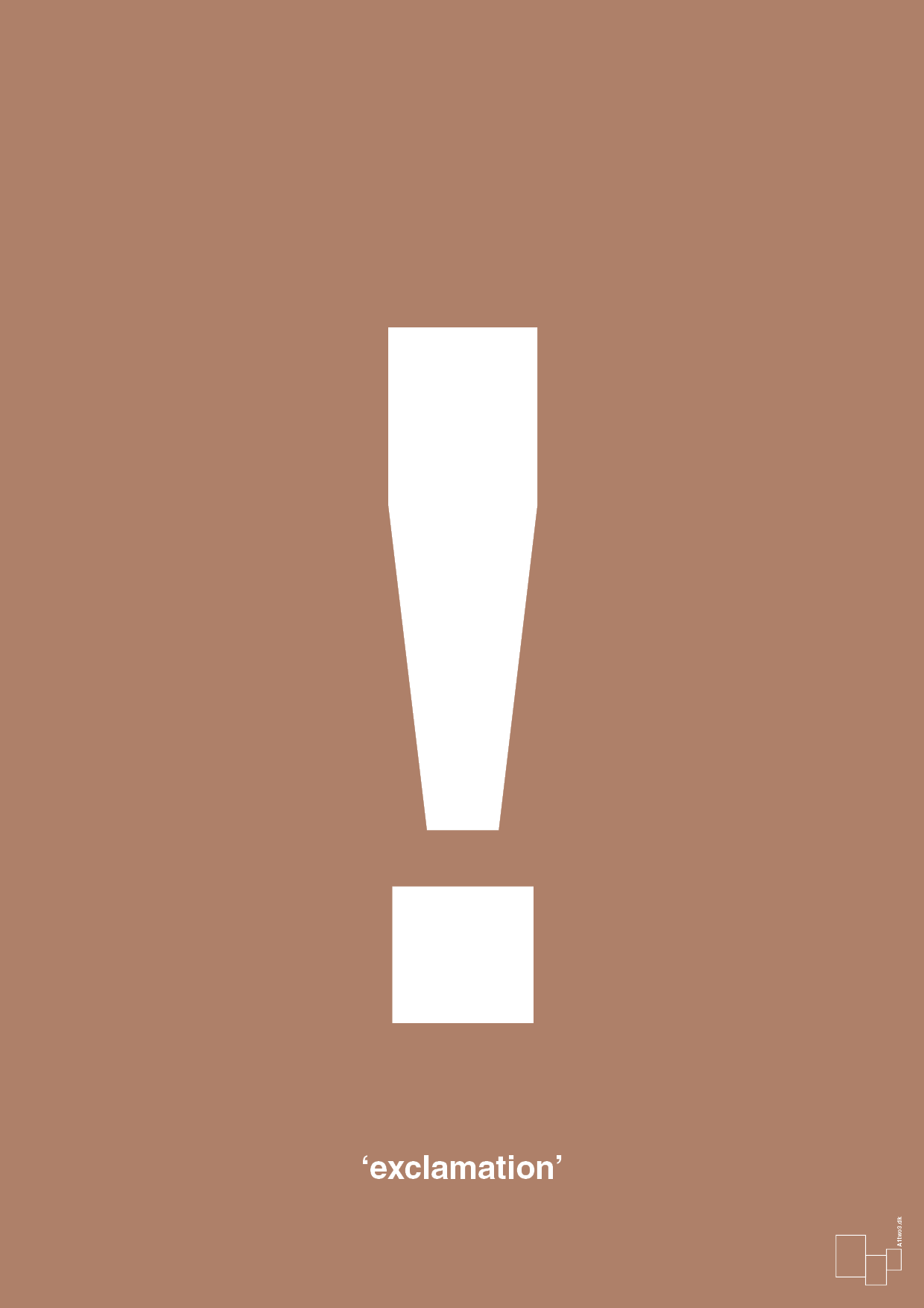 plakat: exclamation - cider spice-Tegn-A1two3