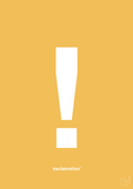 plakat: exclamation - honeycomb-Tegn-A1two3