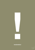 plakat: exclamation - misty forrest-Tegn-A1two3
