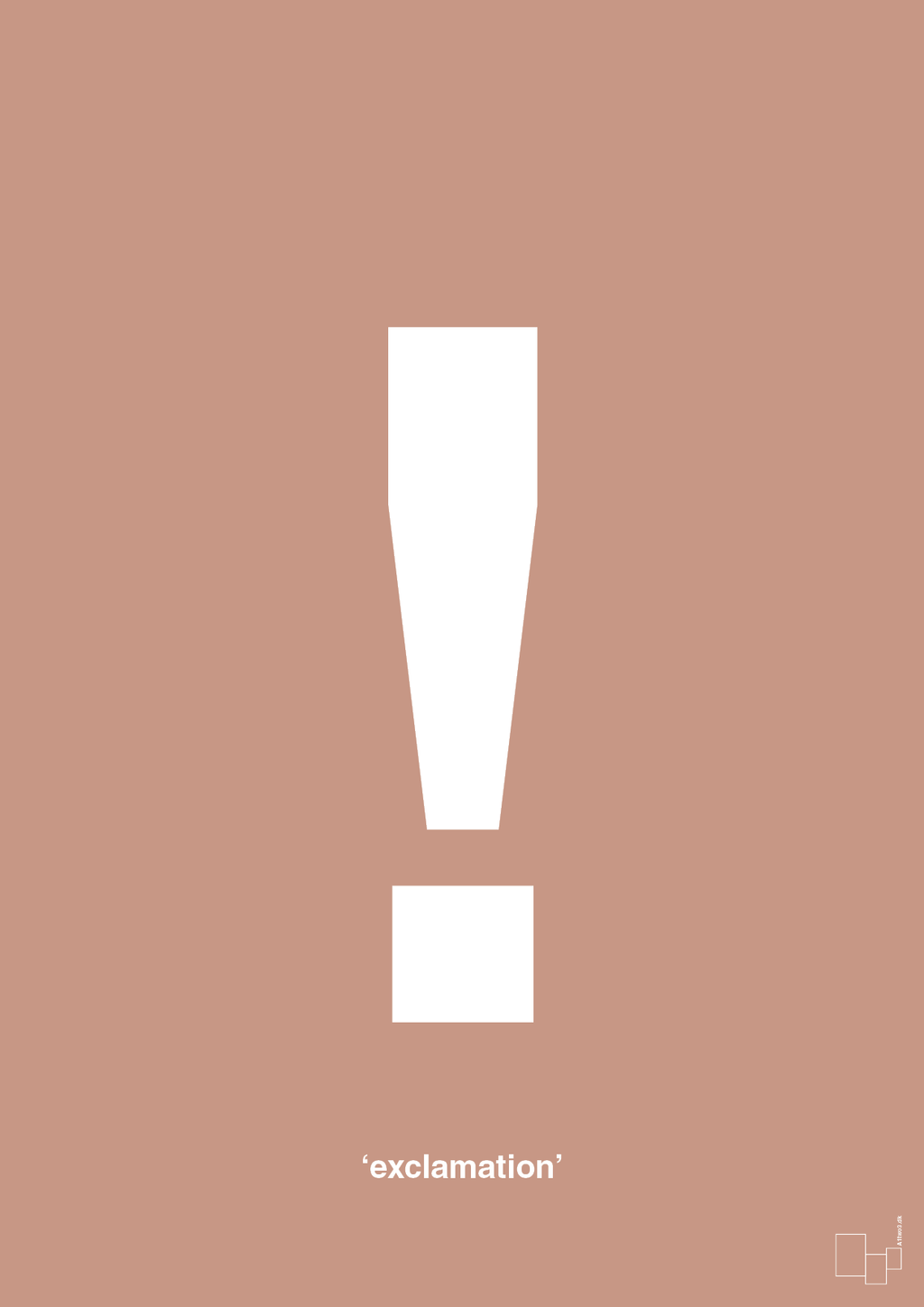 plakat: exclamation - powder-Tegn-A1two3