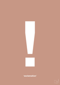 plakat: exclamation - powder-Tegn-A1two3