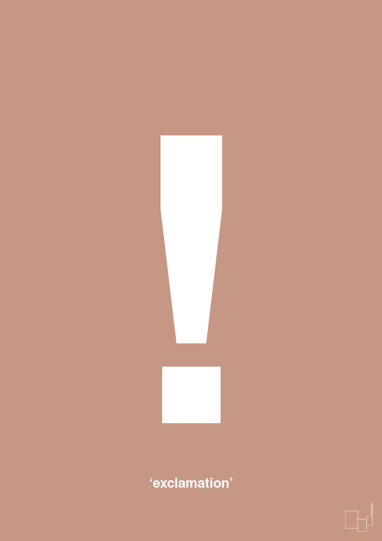 plakat: exclamation - powder-Tegn-A1two3