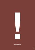 plakat: exclamation - red pepper-Tegn-A1two3