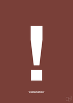 plakat: exclamation - red pepper-Tegn-A1two3