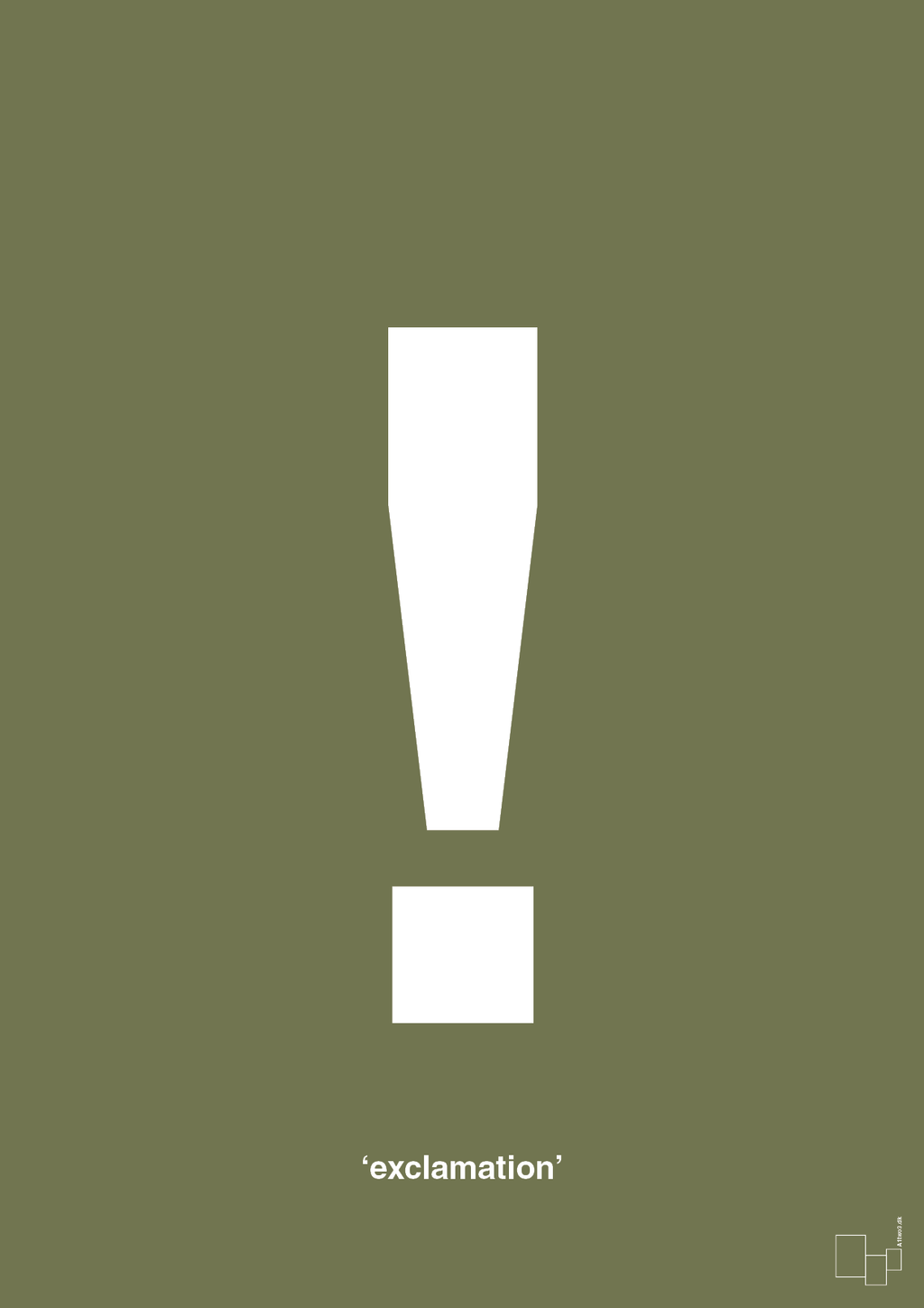 plakat: exclamation - secret meadow-Tegn-A1two3