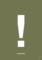 plakat: exclamation - secret meadow-Tegn-A1two3