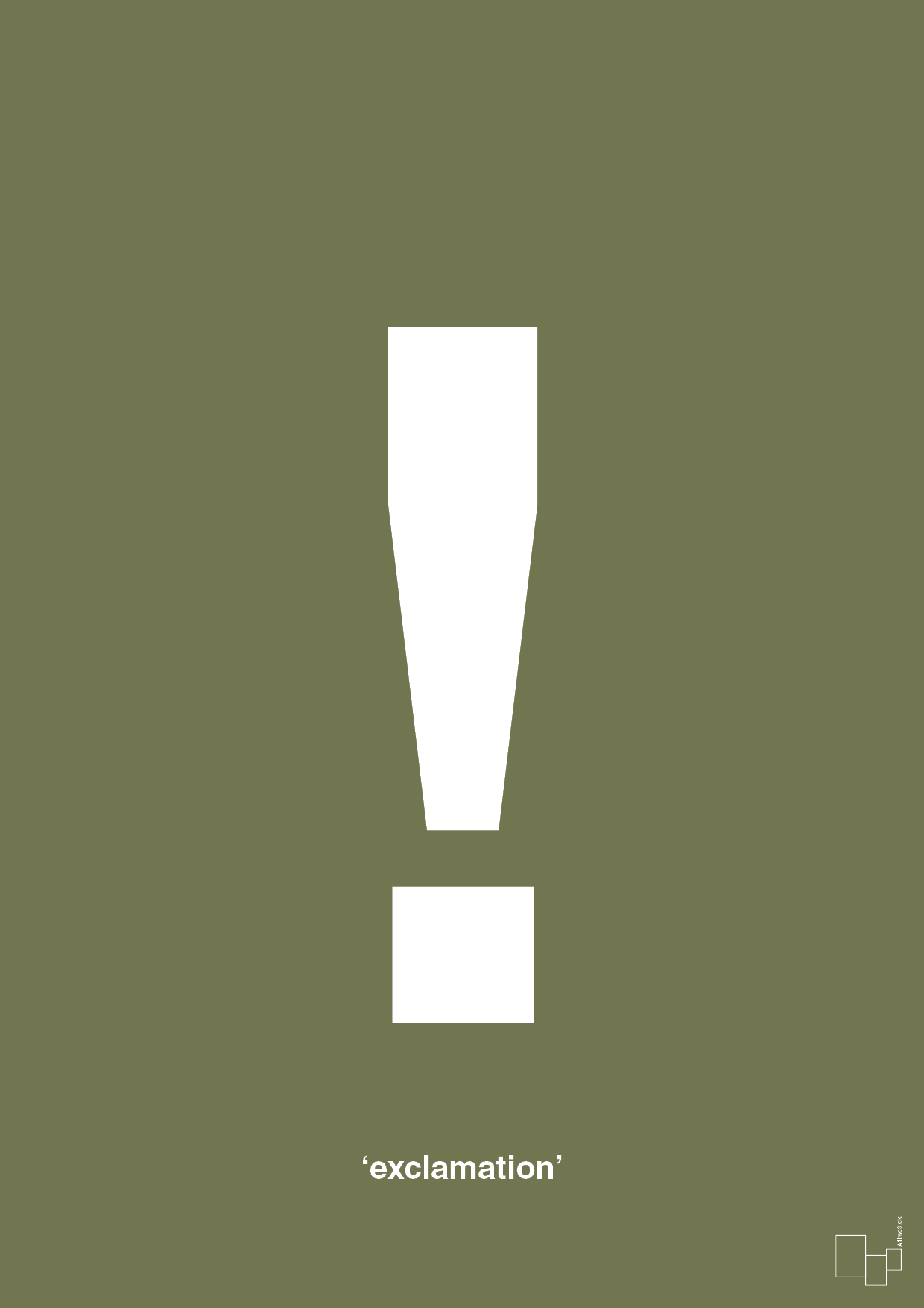 plakat: exclamation - secret meadow-Tegn-A1two3