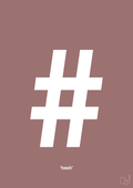 plakat: hash - plum-Tegn-A1two3
