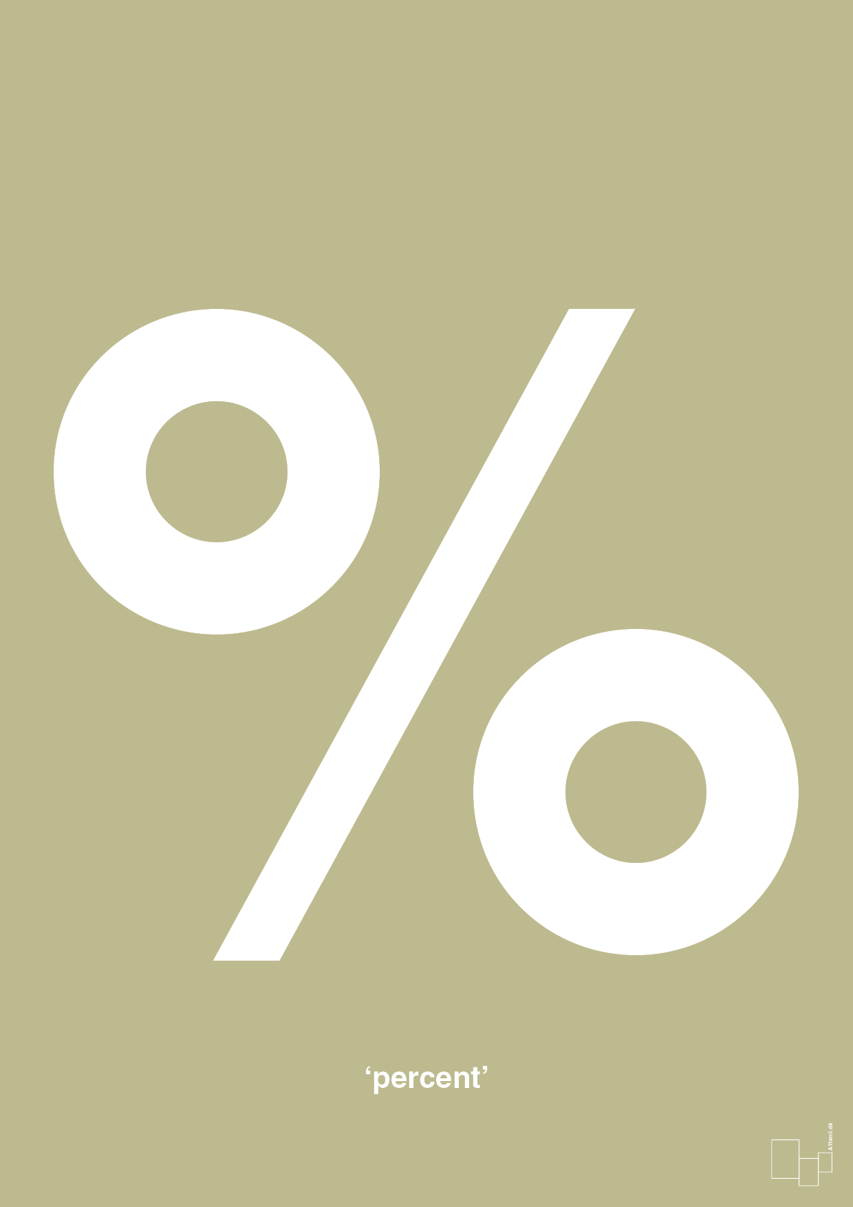 plakat: percent - back to nature-Tegn-A1two3