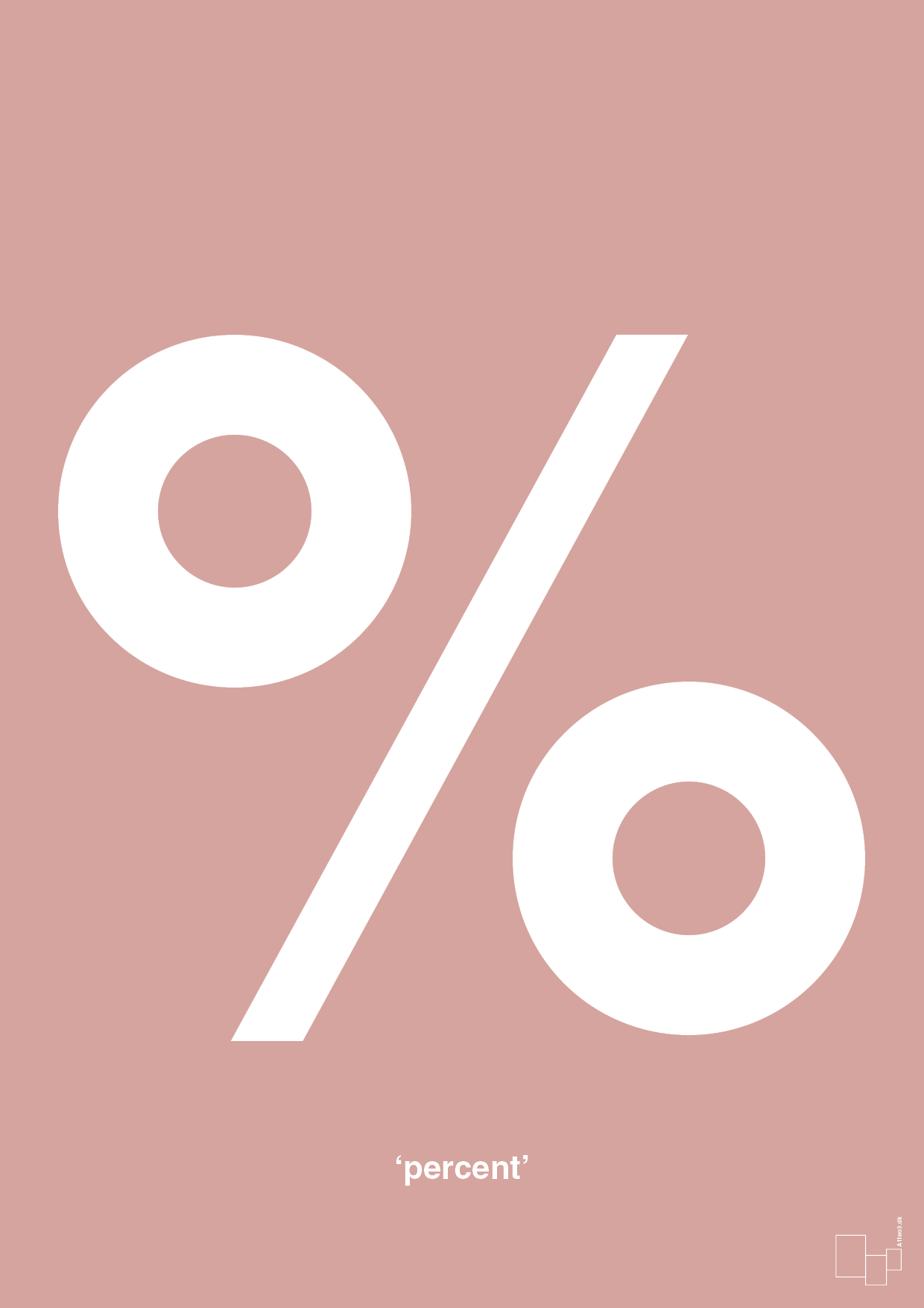 plakat: percent - bubble shell-Tegn-A1two3