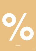plakat: percent - charismatic-Tegn-A1two3