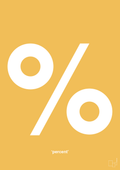 plakat: percent - honeycomb-Tegn-A1two3