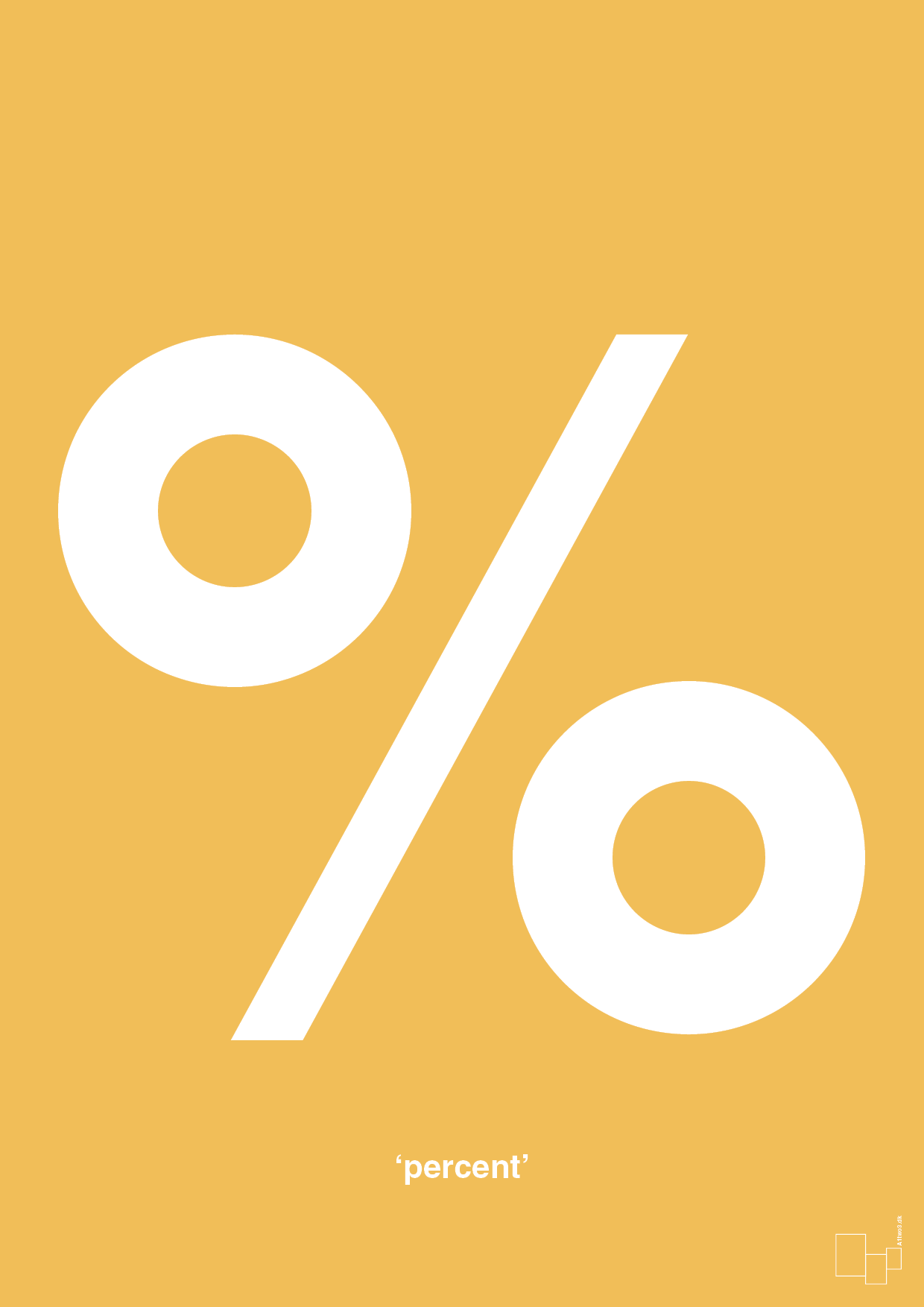 plakat: percent - honeycomb-Tegn-A1two3