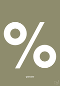 plakat: percent - misty forrest-Tegn-A1two3