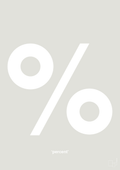 plakat: percent - painters white-Tegn-A1two3