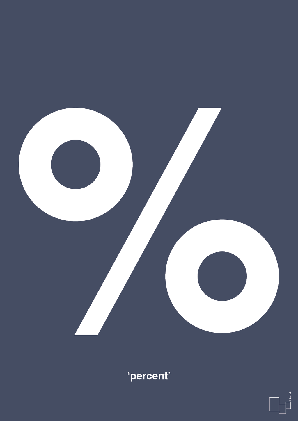 Percent - petrol-Tegn-A1two3