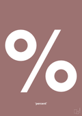 plakat: percent - plum-Tegn-A1two3