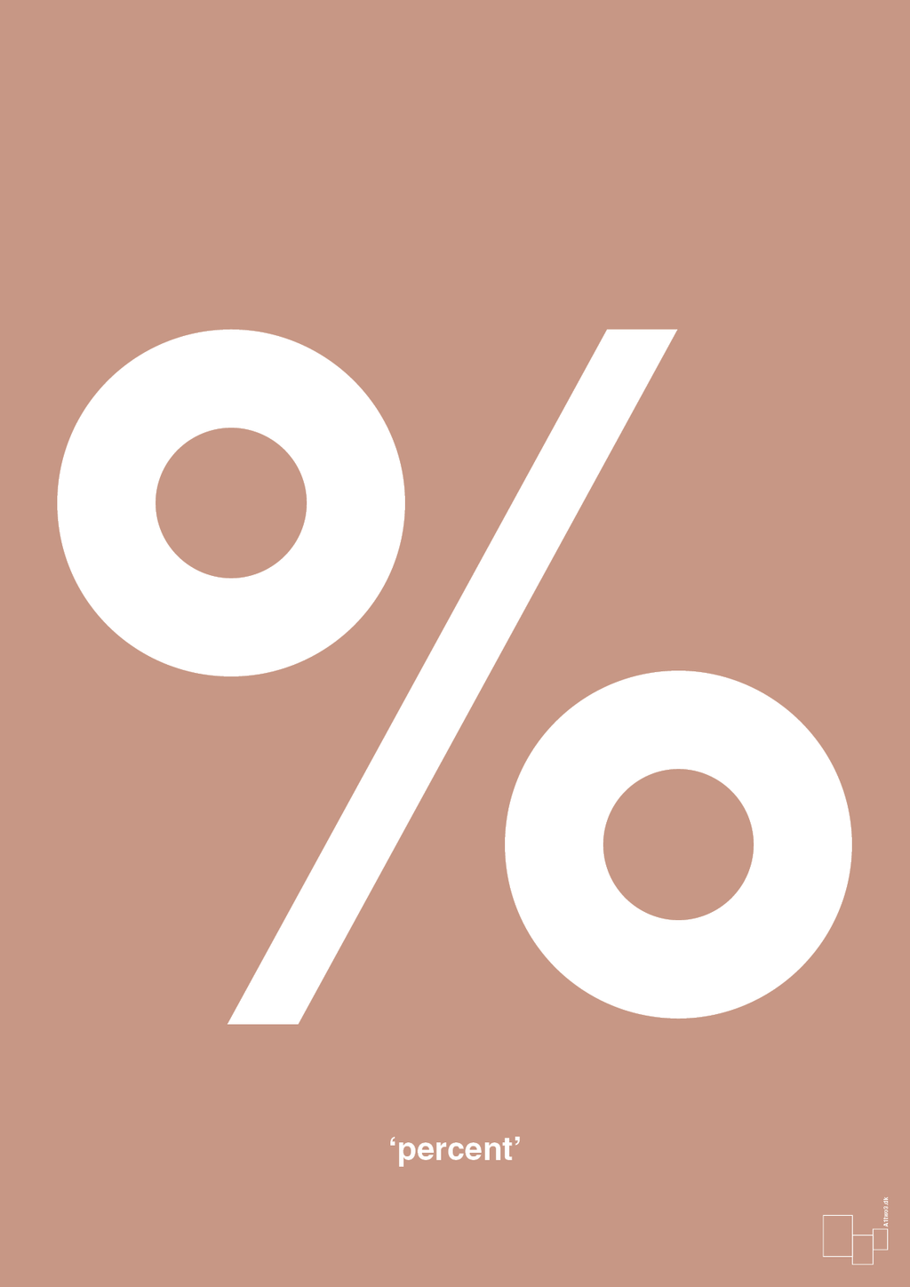 plakat: percent - powder-Tegn-A1two3