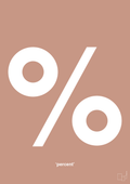 plakat: percent - powder-Tegn-A1two3