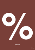 plakat: percent - red pepper-Tegn-A1two3