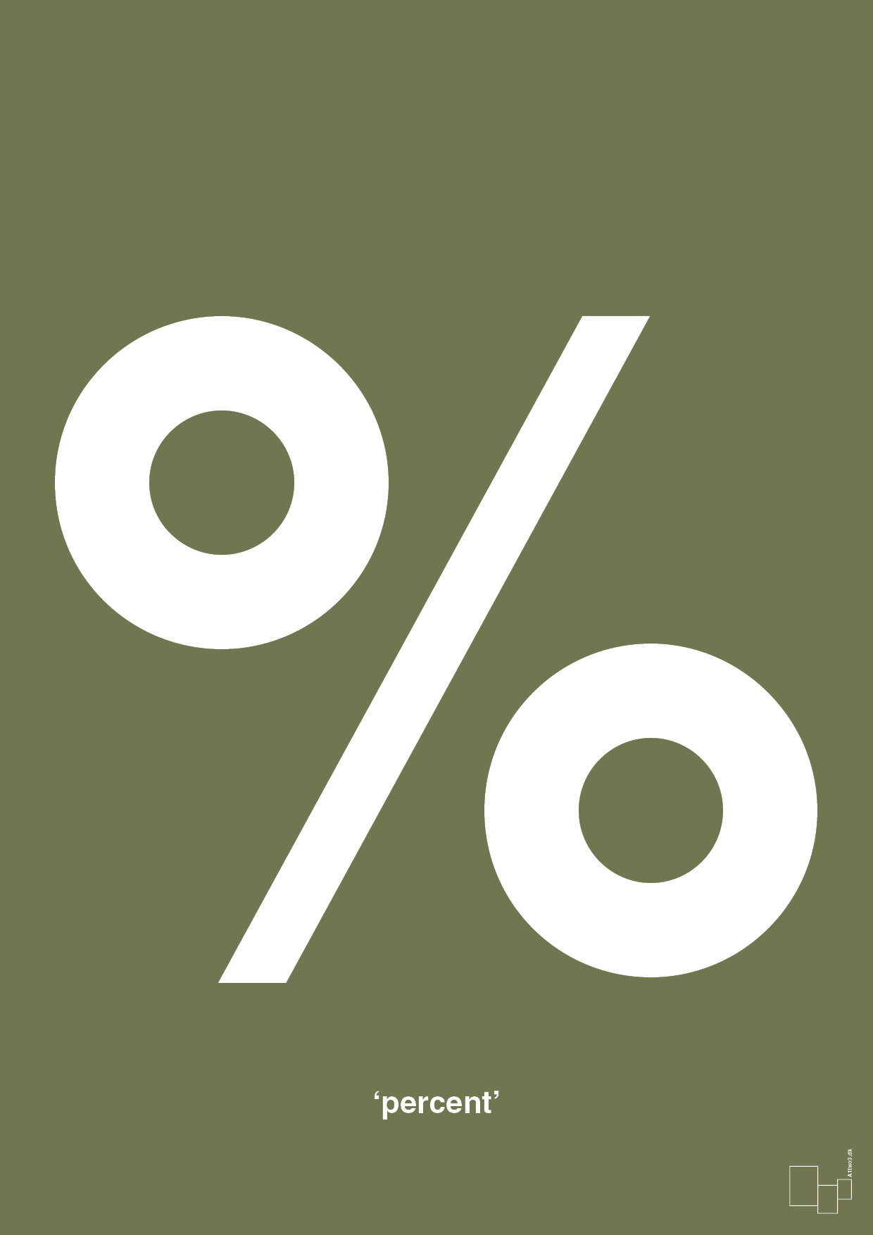 plakat: percent - secret meadow-Tegn-A1two3