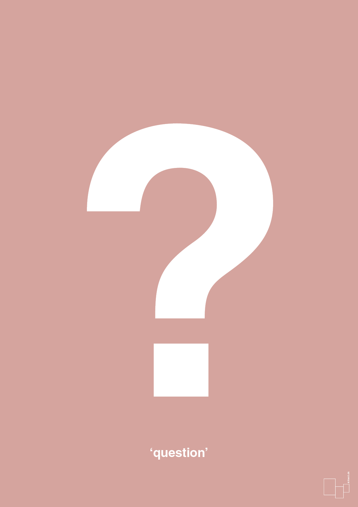 plakat: question - bubble shell-Tegn-A1two3