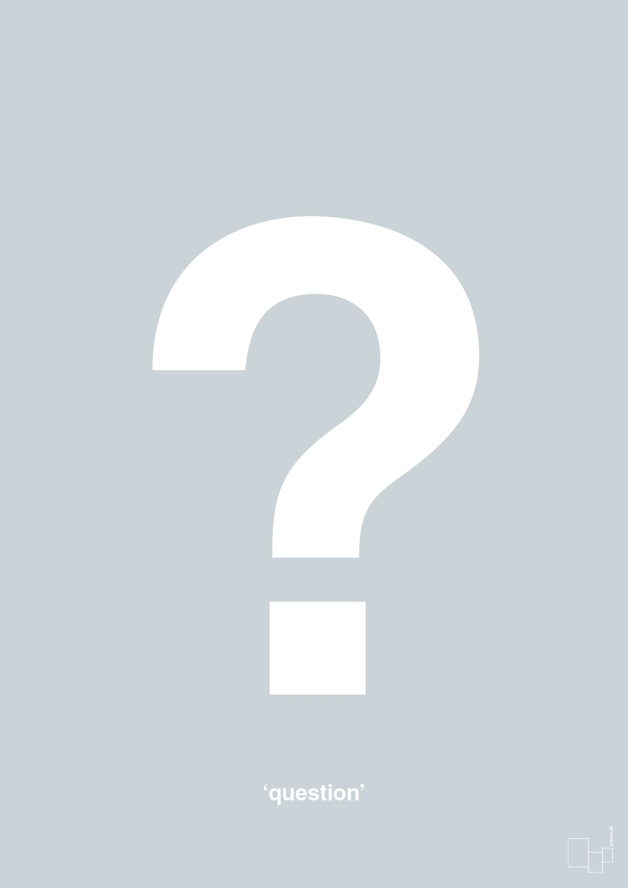 plakat: question - light drizzle-Tegn-A1two3