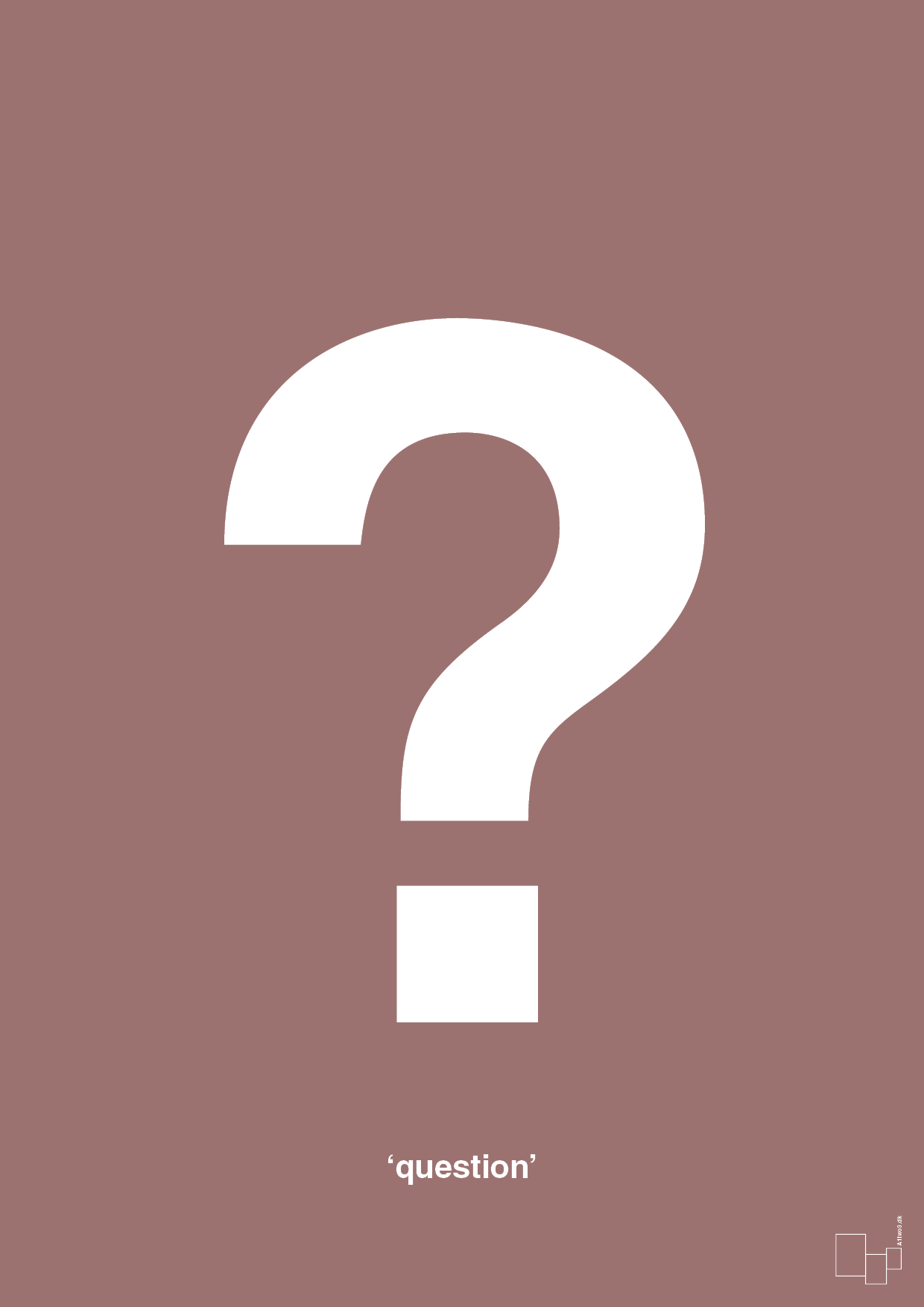 plakat: question - plum-Tegn-A1two3