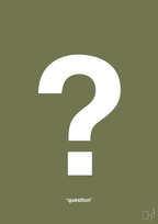 plakat: question - secret meadow-Tegn-A1two3