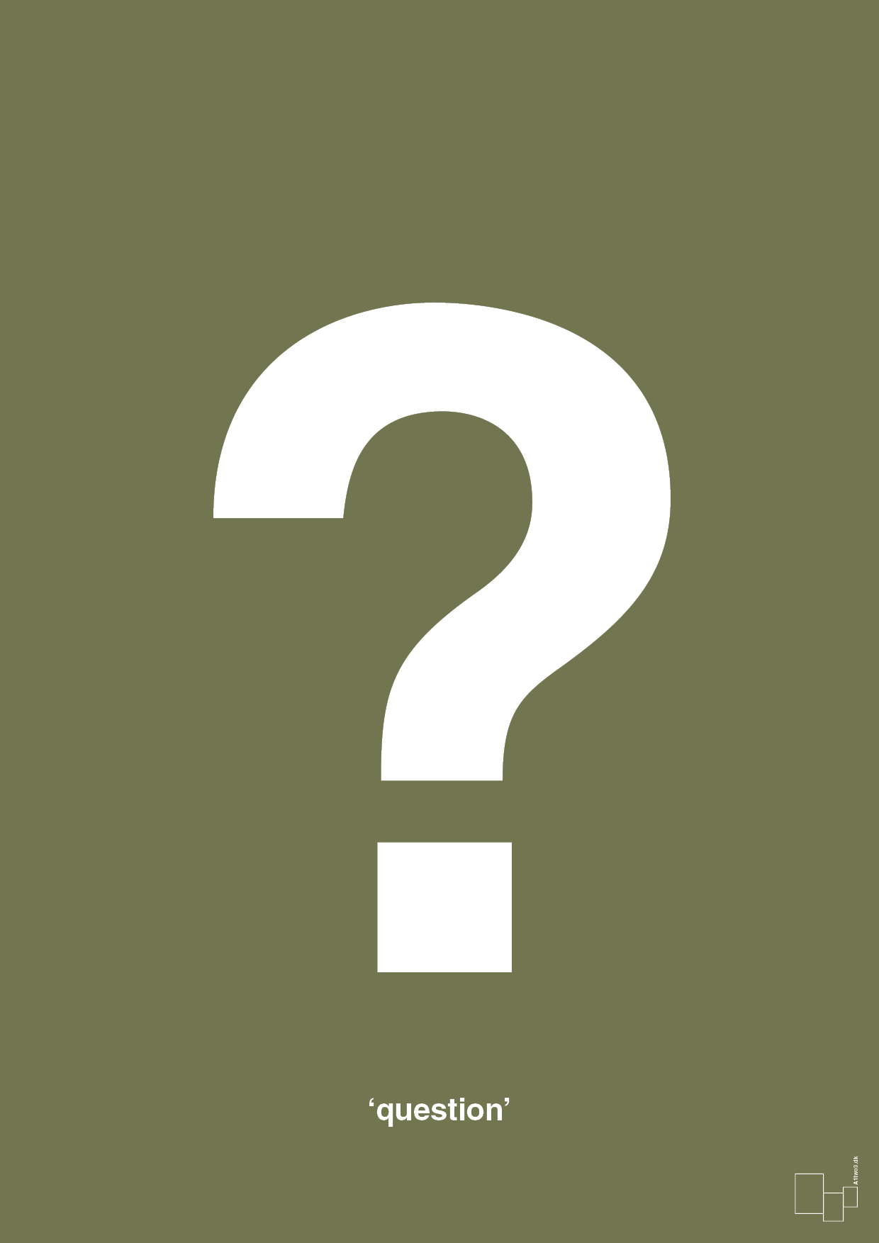 plakat: question - secret meadow-Tegn-A1two3