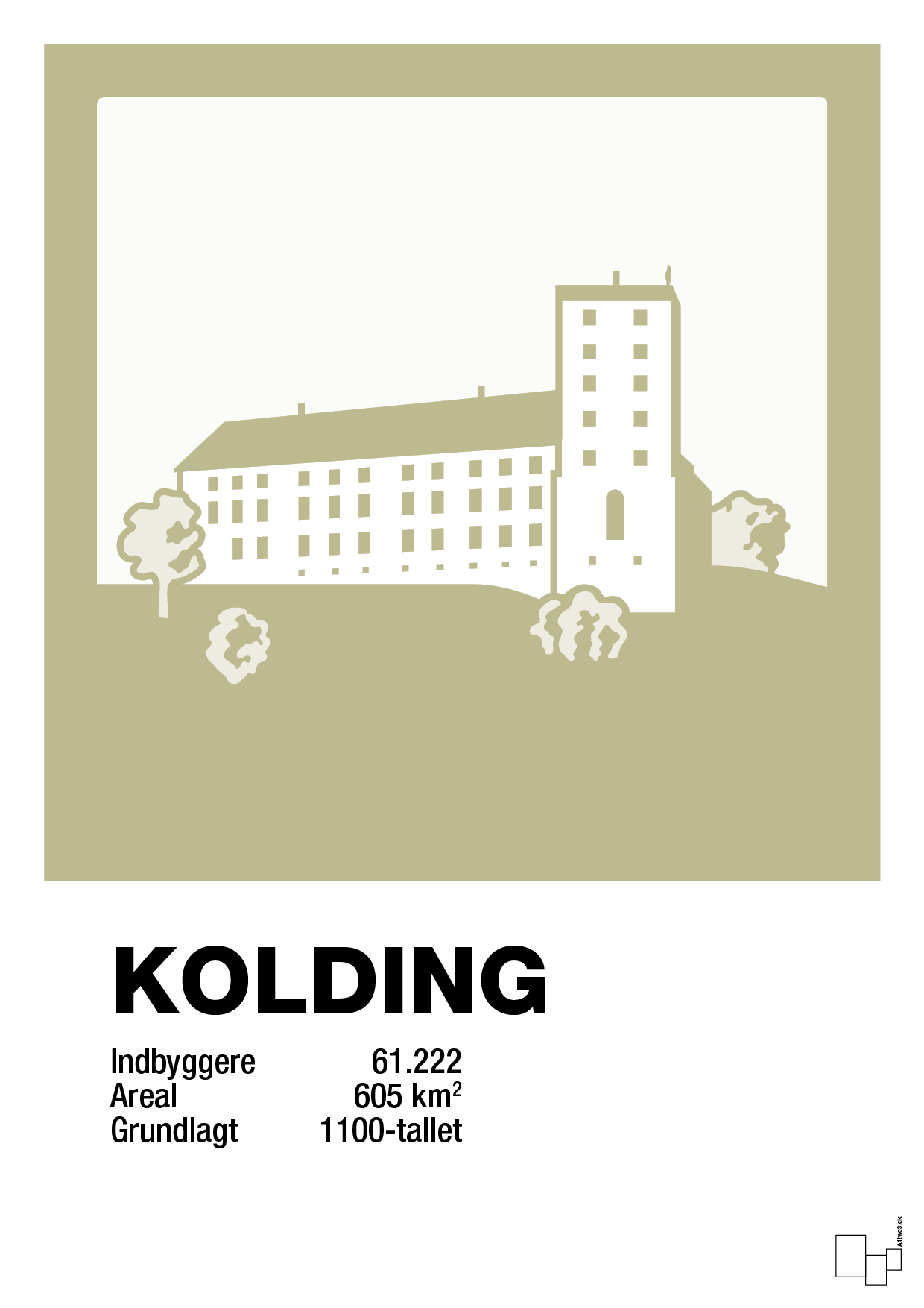 plakat: byplakat kolding - koldinghus - back to nature-Byer-A1two3