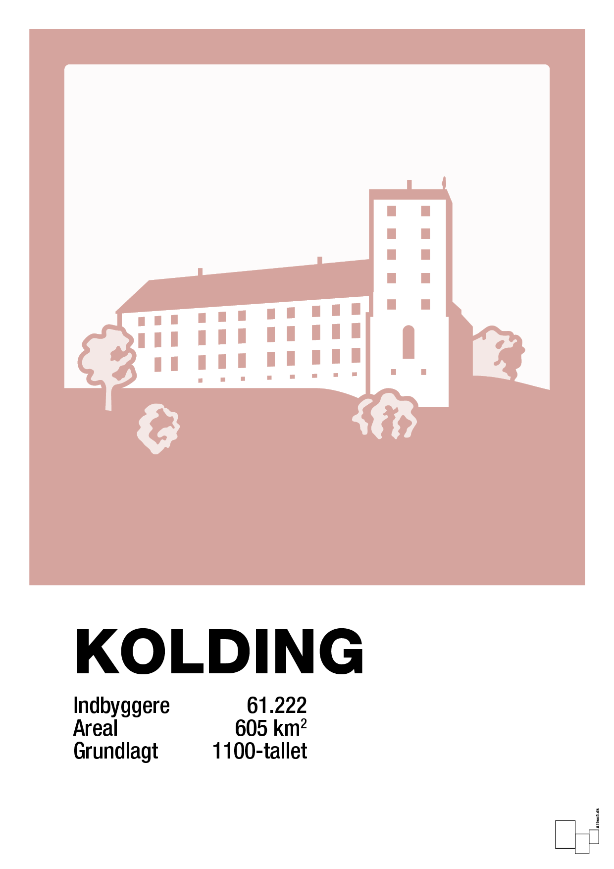 plakat: byplakat kolding - koldinghus - bubble shell-Byer-A1two3