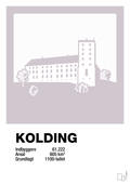 plakat: byplakat kolding - koldinghus - dusty lilac-Byer-A1two3