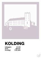 plakat: byplakat kolding - koldinghus - dusty lilac-Byer-A1two3