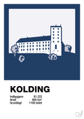 plakat: byplakat kolding - koldinghus - lapis blue-Byer-A1two3