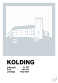 plakat: byplakat kolding - koldinghus - light drizzle-Byer-A1two3