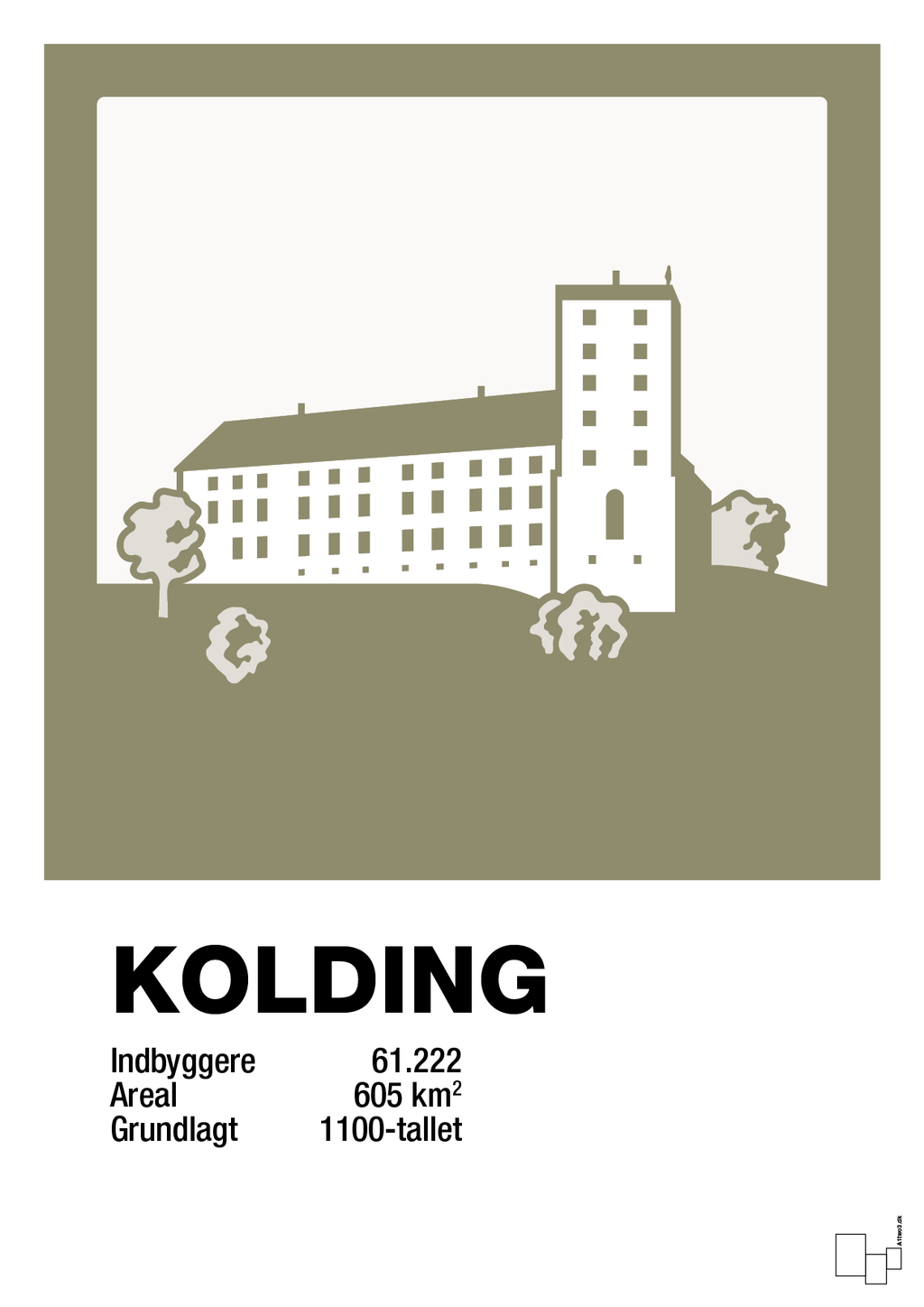 plakat: byplakat kolding - koldinghus - misty forrest-Byer-A1two3